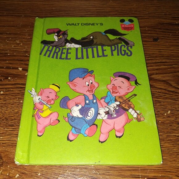 Walt Disney's Three Little Pigs (Disney's Wonderful World of Reading, 1972) Book - Picture 1 of 4